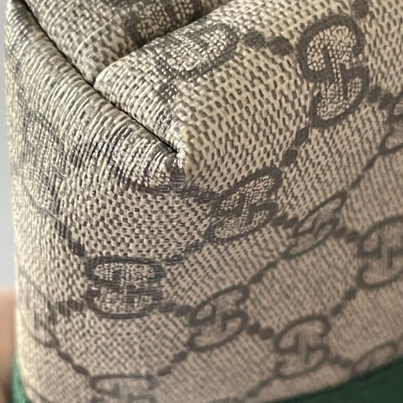 GUCCI Logo GG Pattern Crossbody Shoulder Bag PVC Canvas Webline (155731) - Picture 6 of 11